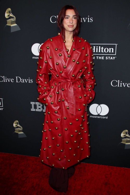 Dua Lipa at Clive Davis Pre-Grammy Gala in Los Angeles, February 2024 4