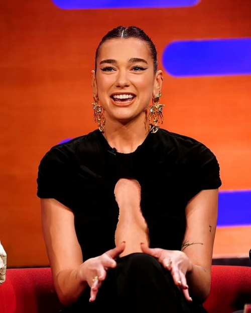 Dua Lipa at Graham Norton Show, February 2024