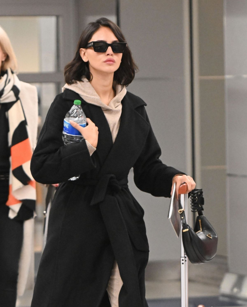 Eiza Gonzalez Arriving at JFK Airport in New York, January 2024 2