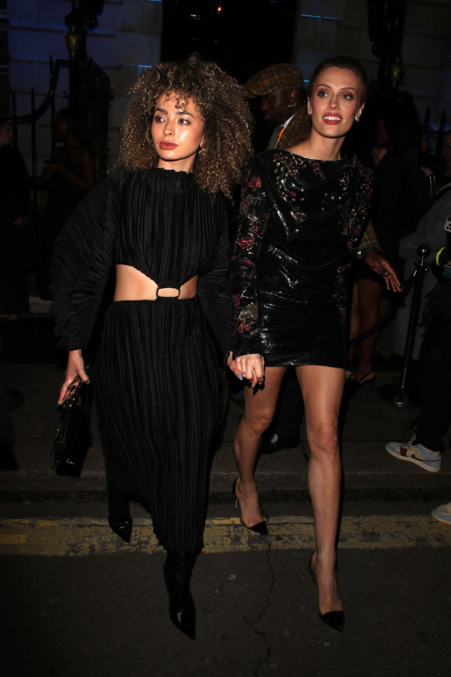 Ella Eyre and Wallis Day Arrive at British Vogue Tiffany Co Afterparty, February 2024 2