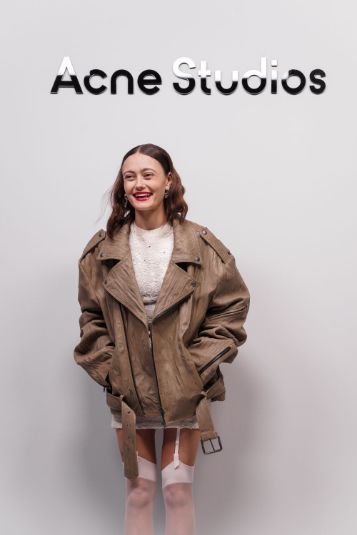 Ella Purnell at Acne Studios FW24 Fashion Show in Paris, February 2024 5