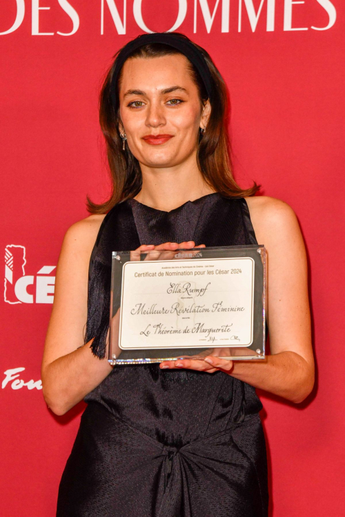 Ella Rumpf at Cesar Nominee Dinner at Le Fouquet’s in Paris, February 2024 2