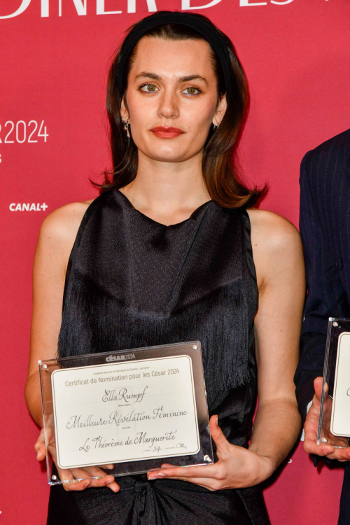 Ella Rumpf at Cesar Nominee Dinner at Le Fouquet’s in Paris, February 2024 4