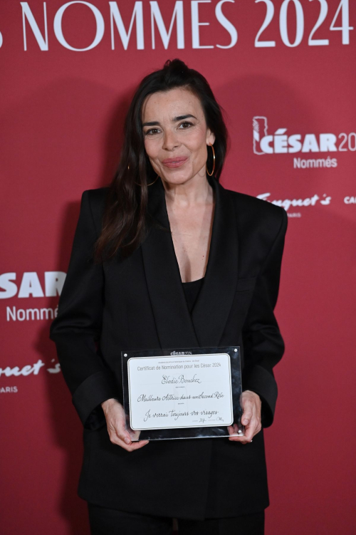 Elodie Bouchez at Cesar Nominee Dinner at Le Fouquet’s in Paris, February 2024