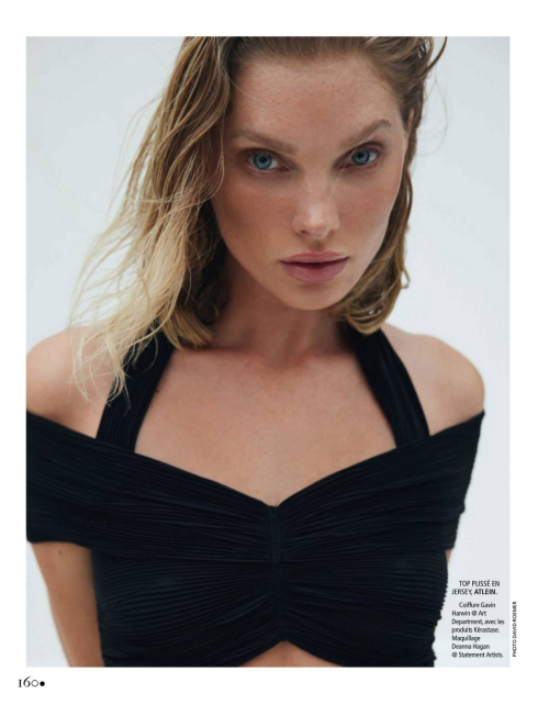 Elsa Hosk in Madame Figaro, February 2024 1