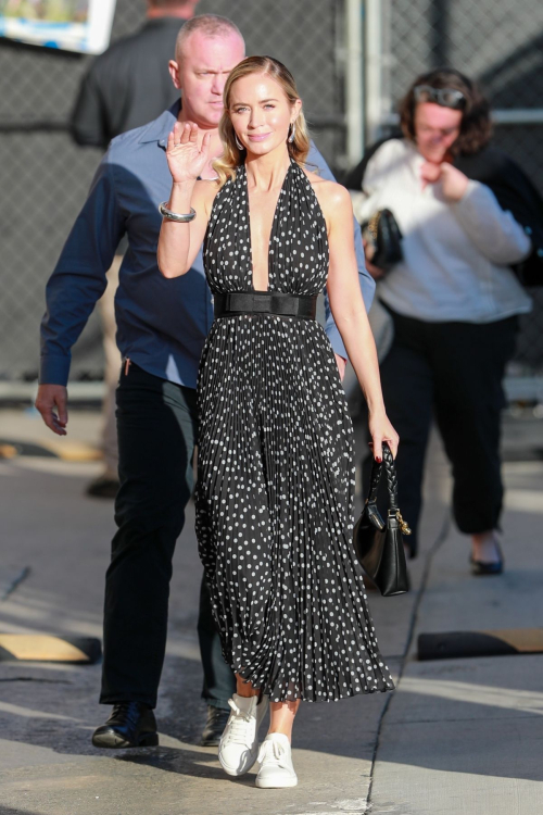 Emily Blunt Arrives at Jimmy Kimmel Live, February 2024 3