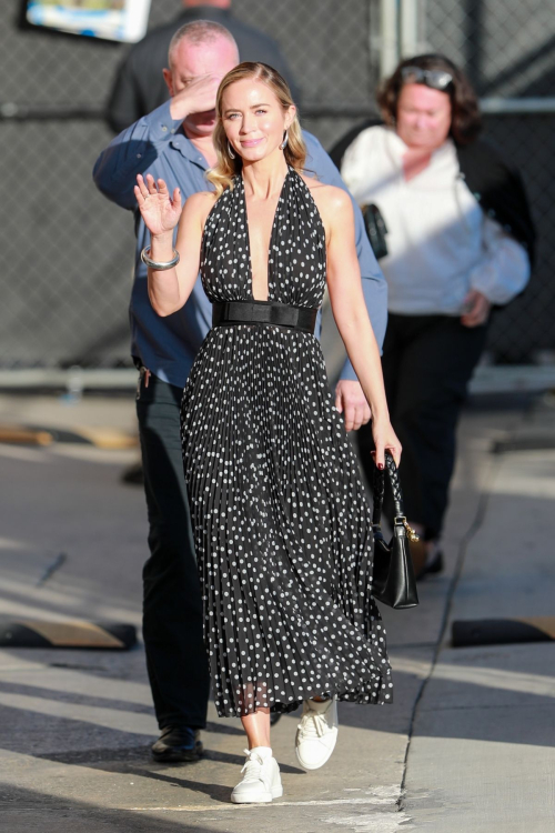 Emily Blunt Arrives at Jimmy Kimmel Live, February 2024 6