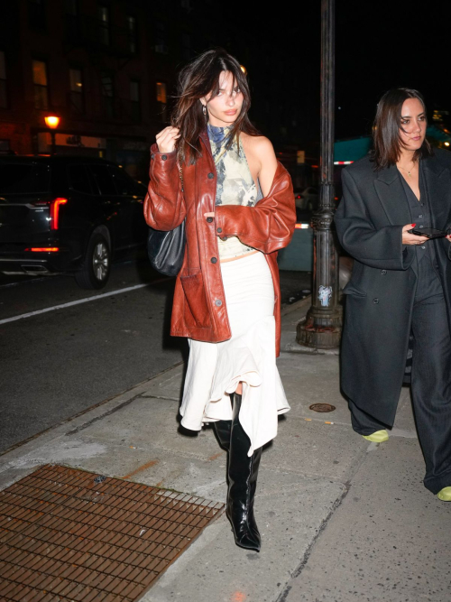 Emily Ratajkowski Out for Dinner in New York, February 2024 6