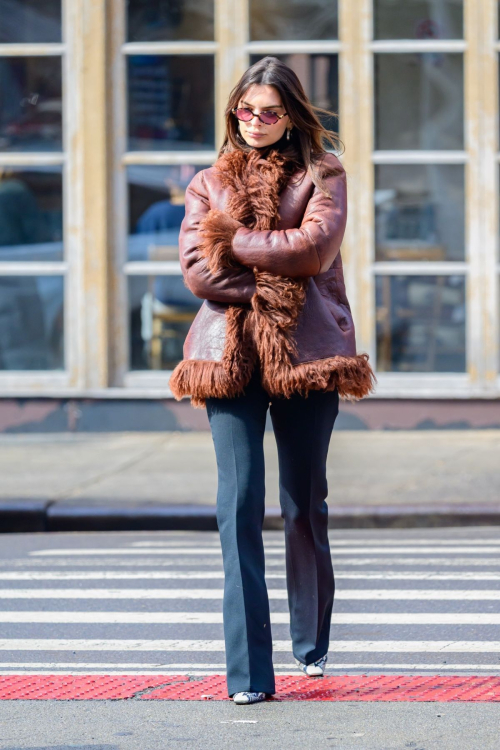 Emily Ratajkowski Out in New York, February 2024 1