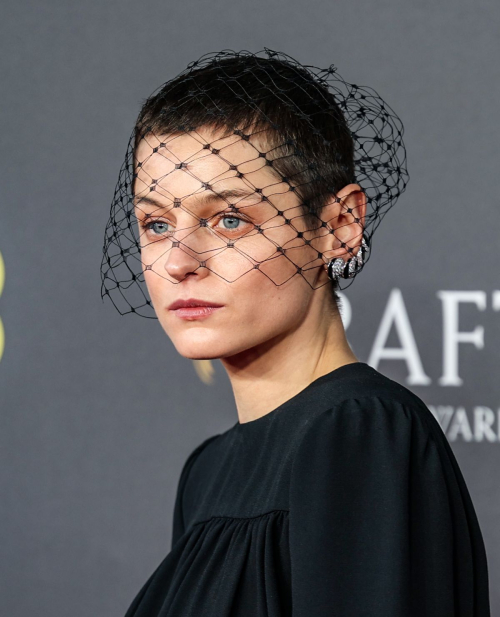 Emma Corrin at EE Bafta Film Awards in London, February 2024 1