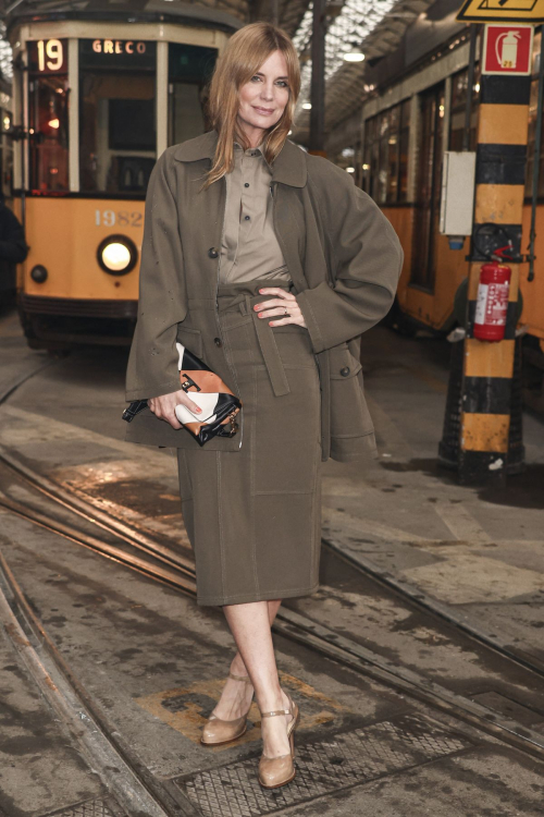 Filippa Lagerback at Tod's Fashion Show, Milan Fashion Week, February 2024