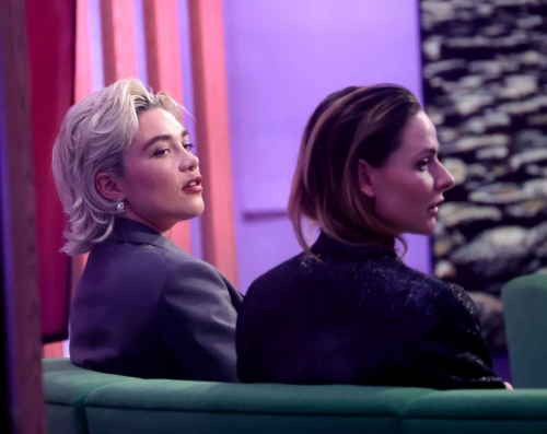 Florence Pugh and Rebecca Ferguson at The One Show, February 2024 6