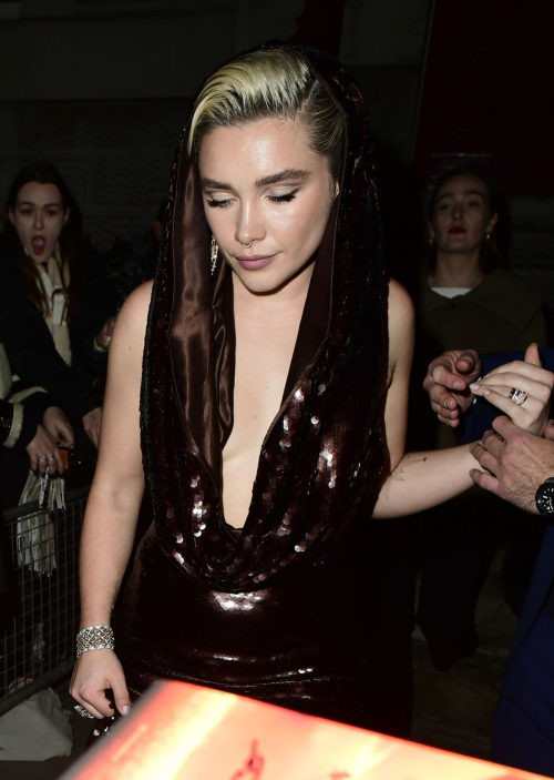 Florence Pugh Arrives at Dune: Part 2 Premiere Afterparty in London, February 2024 3