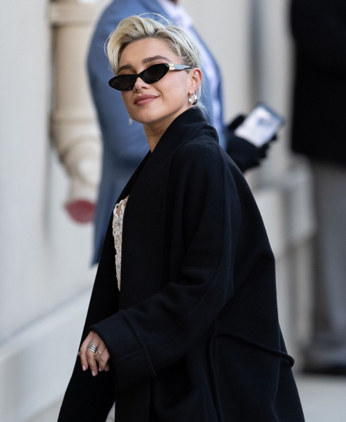 Florence Pugh Arrives at Jimmy Kimmel Live in Los Angeles, February 2024 2