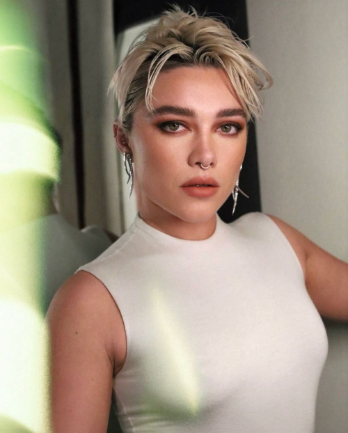 Florence Pugh at Dune Part 2 Fan Event Portrait, February 2024