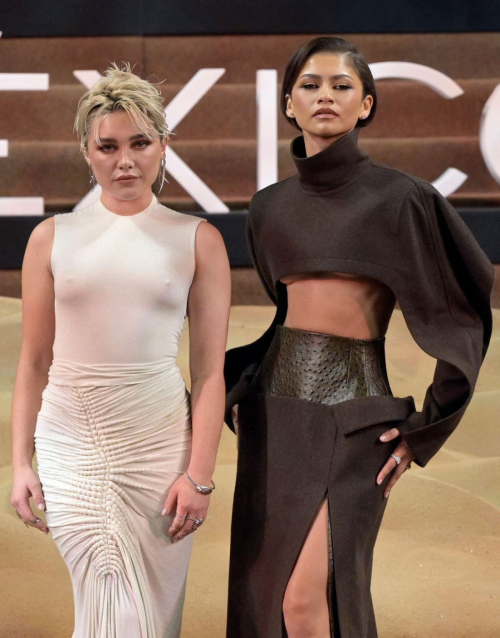 Florence Pugh at Dune Part Two Premiere in Mexico City, February 2024 5