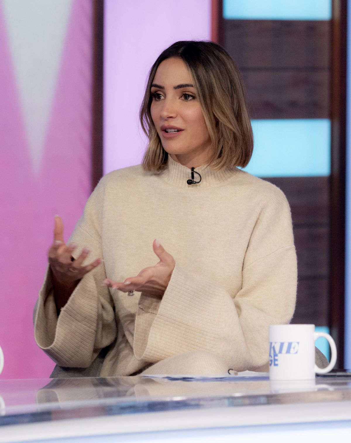 Frankie Bridge at Loose Women TV Show in London, February 2024