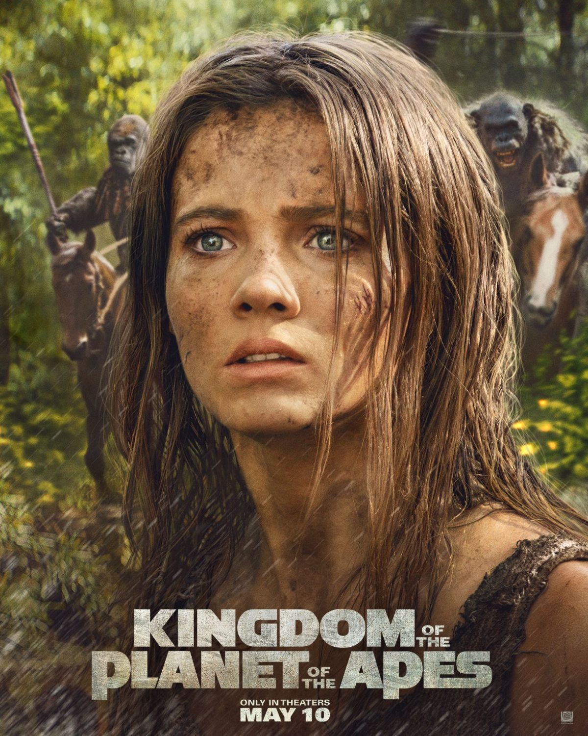 Freya Allan in Kingdom of the Planet of the Apes Poster, February 2024