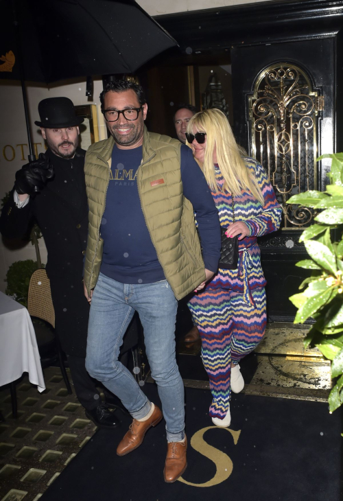 Gemma Collins and Rami Hawash on Date Night at Scotts in Mayfair, February 2024 1