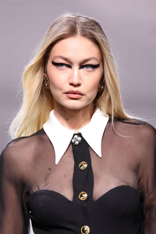 Gigi Hadid Walks Runway at Versace Fashion Show, February 2024 2