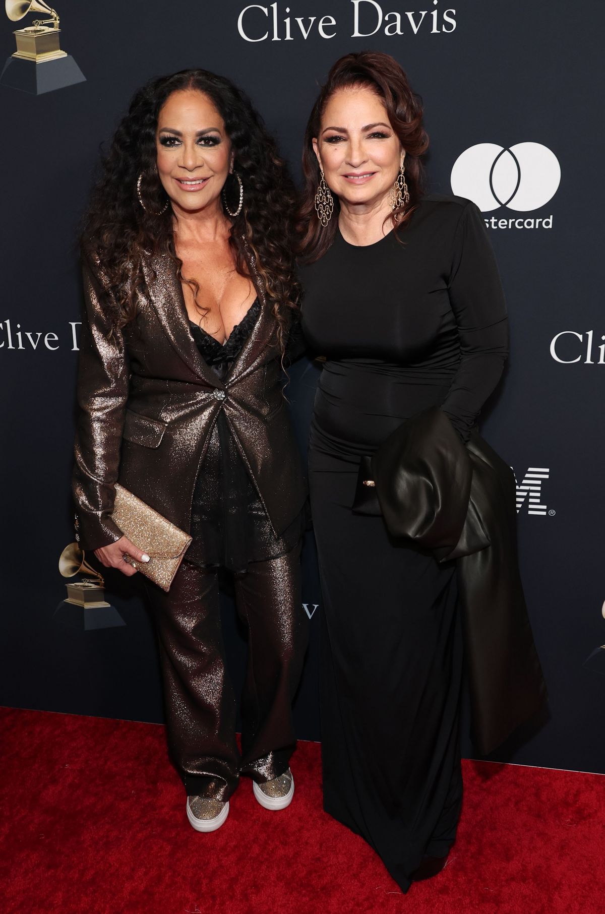 Gloria Estefan and Sheila E at Clive Davis Pre-Grammy Gala in Los Angeles, February 2024