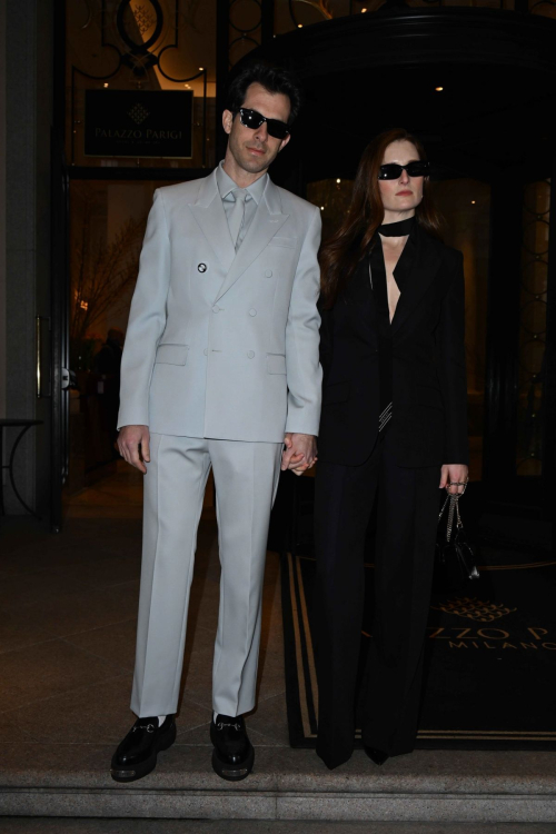 Grace Gummer at Gucci Fashion Show, Milan Fashion Week, February 2024