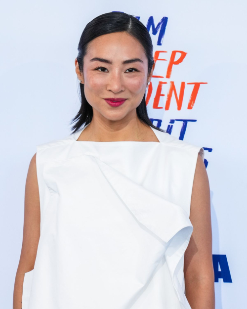 Greta Lee at Film Independent Spirit Awards in Santa Monica, February 2024