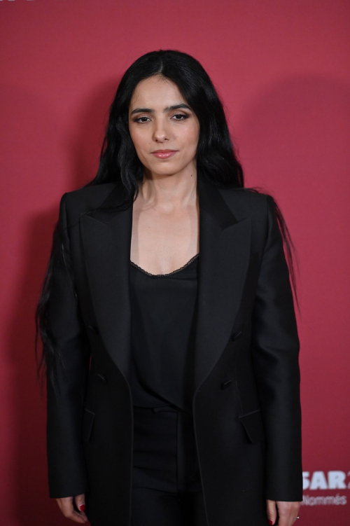 Hafsia Herzi at Cesar Nominee Dinner at Le Fouquet’s in Paris, February 2024 4