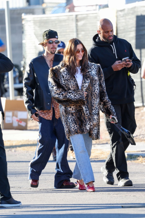 Hailey and Justin Bieber Arrive at Super Bowl in Las Vegas, February 2024 2