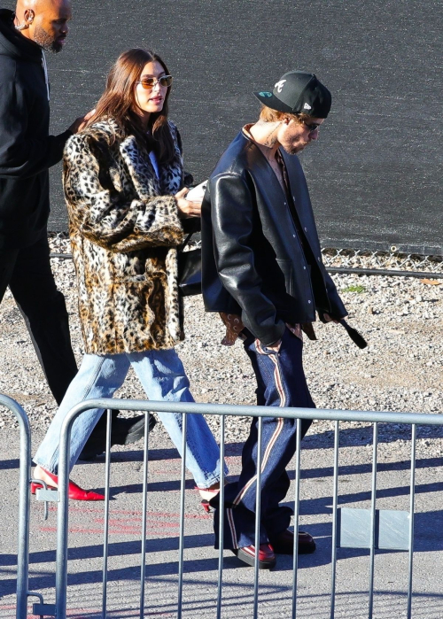 Hailey and Justin Bieber Arrive at Super Bowl in Las Vegas, February 2024 4