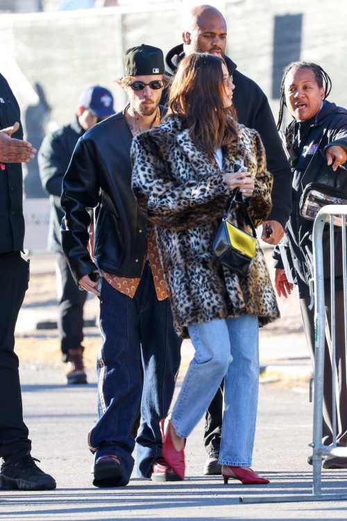 Hailey and Justin Bieber Arrive at Super Bowl in Las Vegas, February 2024 5