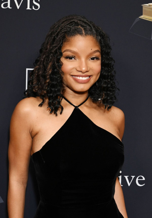 Halle Bailey at Clive Davis Pre-Grammy Gala in Los Angeles, February 2024 8