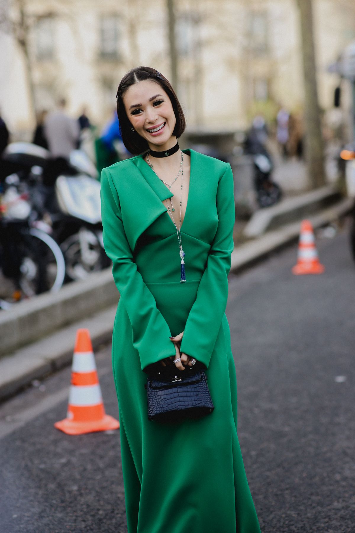 Heart Evangelista at Elie Saab Haute Couture Show in Paris, January 2024