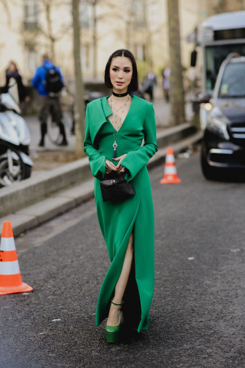 Heart Evangelista at Elie Saab Haute Couture Show in Paris, January 2024 1