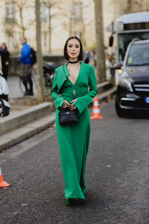 Heart Evangelista at Elie Saab Haute Couture Show in Paris, January 2024 3