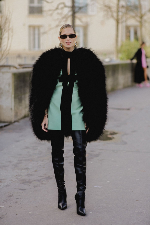 Helena Bordon at Elie Saab Haute Couture Show in Paris, January 2024 1