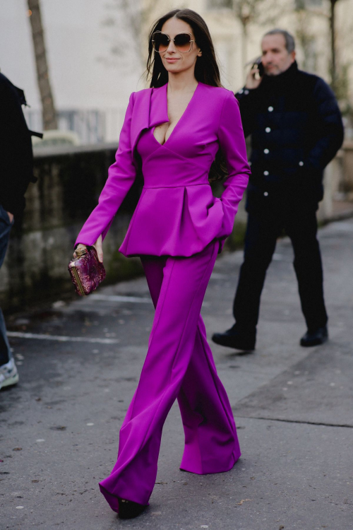 Hiba Tawaji at Elie Saab Haute Couture Show in Paris, January 2024 1