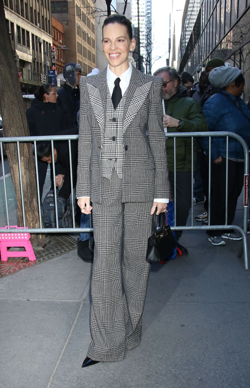 Hilary Swank Arrives at Today Show in New York, February 2024 2