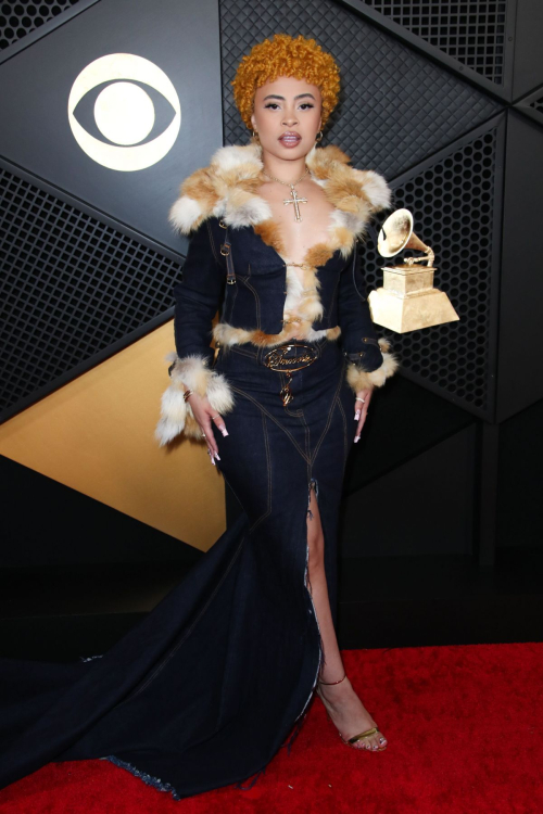 Ice Spice at 66th Grammy Awards in Los Angeles, February 2024