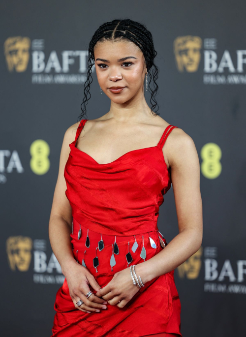 India Amarteifio at EE Bafta Film Awards in London, February 2024