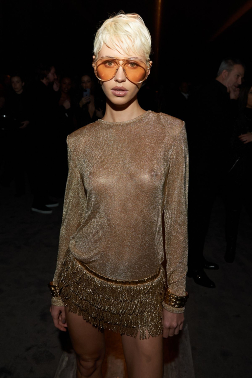 Iris Law at Tom Ford Fashion Show, February 2024 2