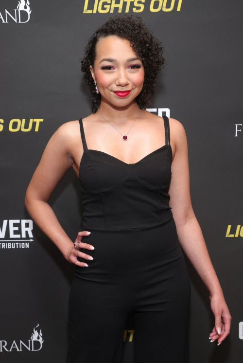 Jailyn Rae at Lights Out Screening in Los Angeles, February 2024