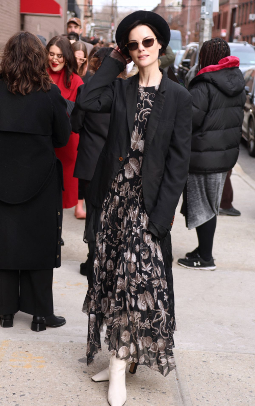 Jaimie Alexander Arrives at Jason Wu Show at New York Fashion Week, February 2024 1