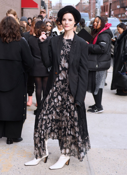 Jaimie Alexander Arrives at Jason Wu Show at New York Fashion Week, February 2024 6