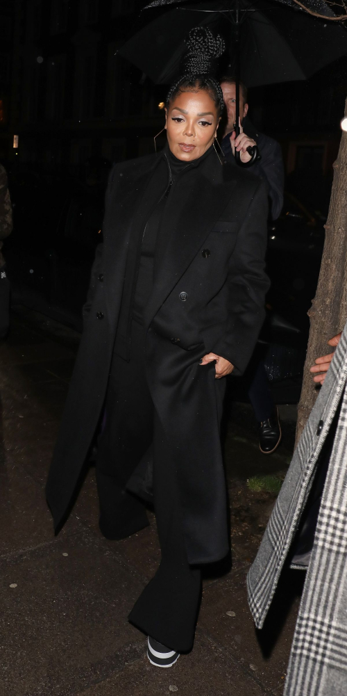 Janet Jackson Arrives at Hugo Boss LFW Party in Mayfair, February 2024 1