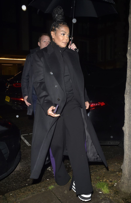 Janet Jackson Arrives at Hugo Boss LFW Party in Mayfair, February 2024 2