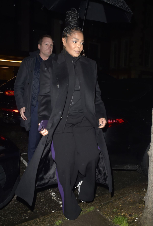 Janet Jackson Arrives at Hugo Boss LFW Party in Mayfair, February 2024 3