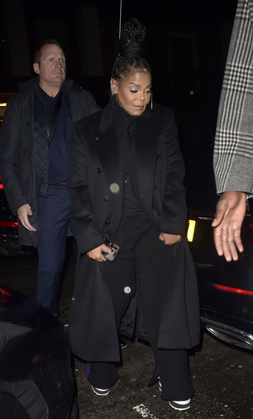 Janet Jackson Arrives at Hugo Boss LFW Party in Mayfair, February 2024 5