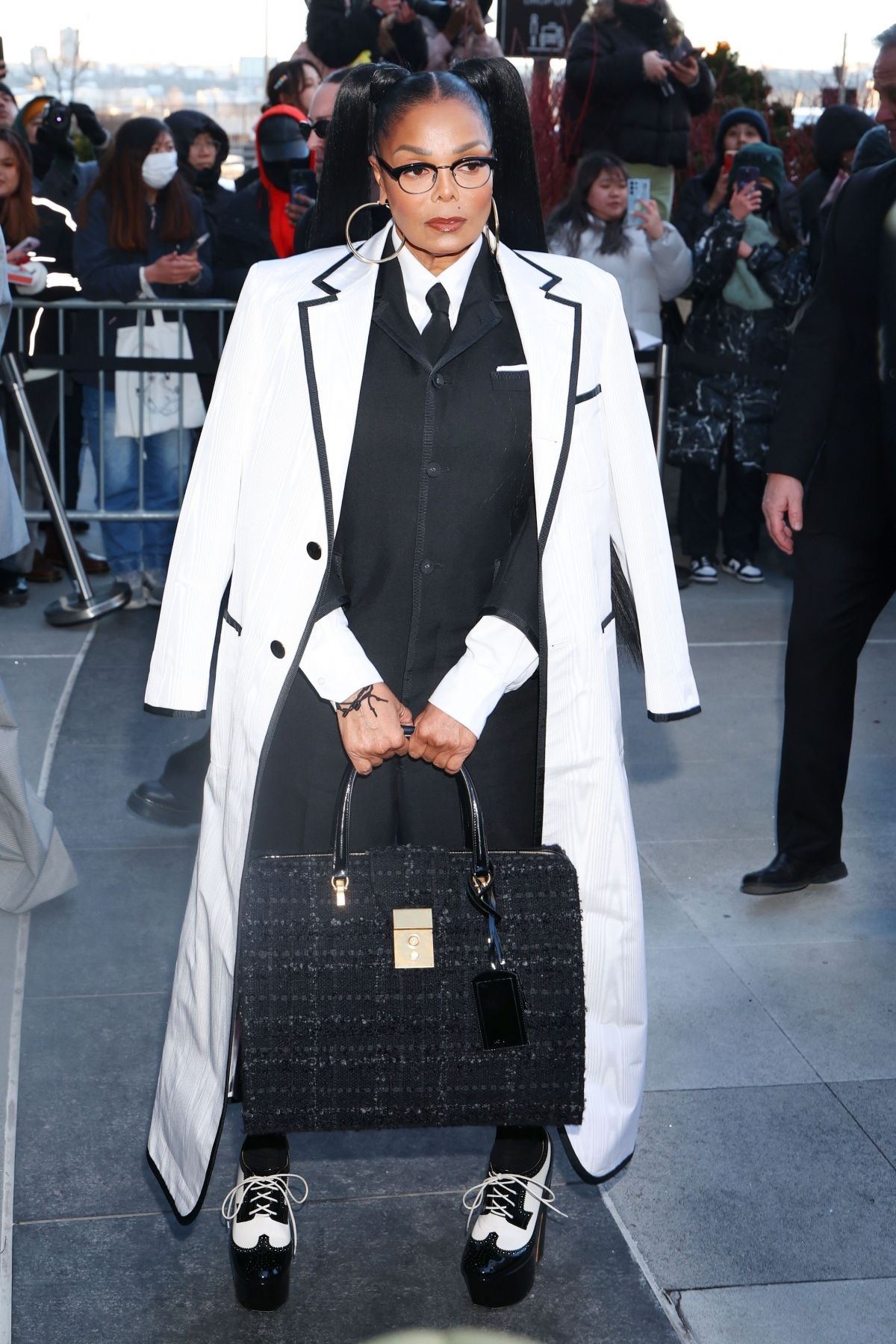 Janet Jackson at Thom Browne Fashion Show, February 2024