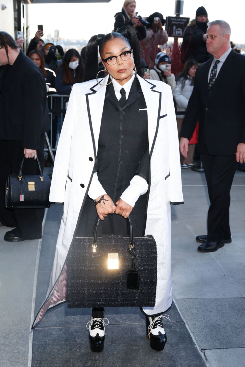 Janet Jackson at Thom Browne Fashion Show, February 2024 6